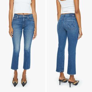 NWT Mother Superior Insider Ankle Jeans Womens 26 Where the Sun Don’t Shine Blue